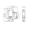 Circuit Breaker 2P DC 1000V MCB 63A Protection Switch 6000A