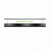 NavePoint 1 Channel Steel Vertical Duct Cable Manager with Plastic