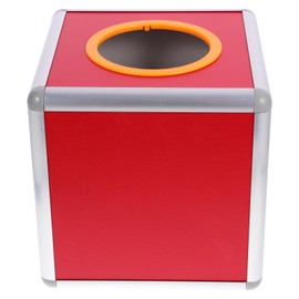 NUOBESTY 20CM Lottery Lucky Box Square Raffle Ball Game Box Multifunctional Storage Ticket Box Card Bonus Ball Storage Container