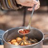Boundless Voyage Titanium Skimmer Spoon Lightweight Cooking Skimmer Ladle with