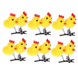 MUSISALY 12Pcs Cute Chicken Hair Clips for Girls and Women Fun Hair Accessories for Parties Chicken Hair Clips Adorable Hair Accessories Collection