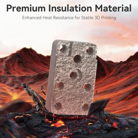 A1 Hot End Heater, Synthetic Stone Heating Assembly, Heat Resistant up to 176°F (800°C), Compatible with Bambu Lab A1/A1 Mini Compatible Product, Excellent Heat Consistency, Prevents Clogging