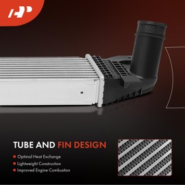A-Premium Turbo Intercooler Compatible with 2012-2019 Ford Explorer, Police Interceptor Utility, 2.0L 2.3L 3.5L, Turbocharged, for BB5Z6K775A, DB5Z6K775A