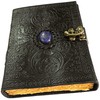 Urban Leather Lapis 3 Moon Black Book of Shadows Grimoire