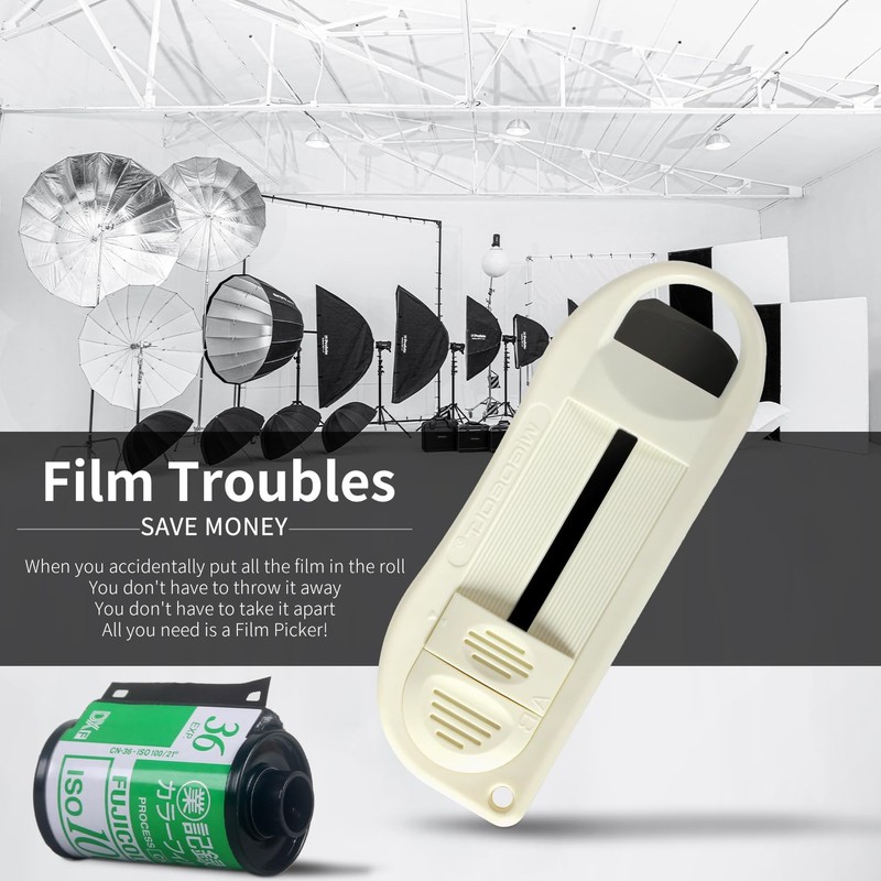 eTone 35mm Film Picker 135 Roll Film Extractor Film Lead