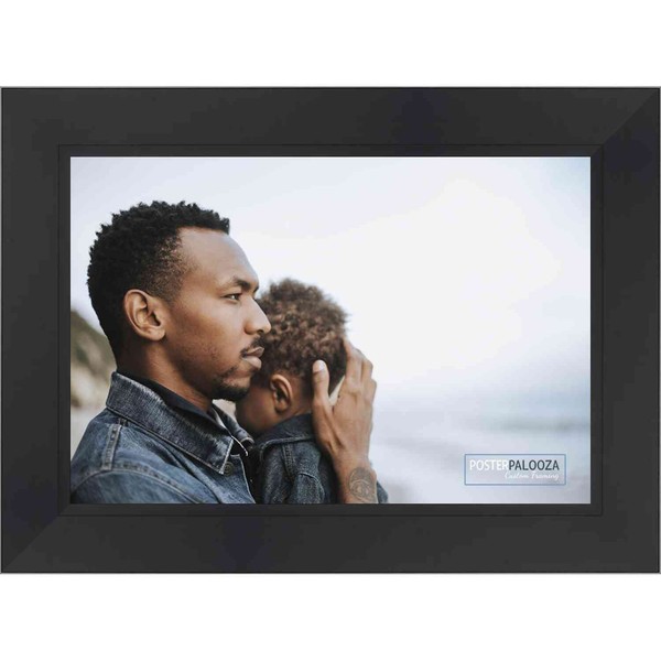 Poster Palooza A3 16.5x11.7 Contemporary Black Complete Wood Picture Frame