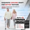 BigAlex Folding Walking Cane with Two Led Lights for Elderly