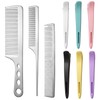Metal Comb Set 3 Stainless Steel Rat Tail Comb 6