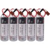 Zivases (5 Pack) ER17500V/3.6V Battery ER17500V 2700mAh CS1W-BAT01 Batteries Compatible