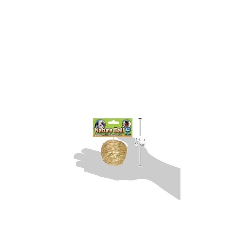 Ware Manufacturing All Natural Sisal Ball Toy for Small Pets,