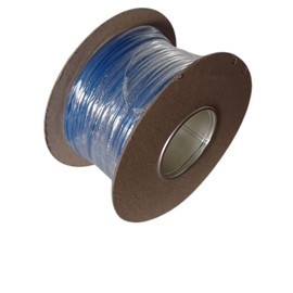 3mm Blue Cable Sleeving, 100 Metre Roll