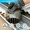 Y-YUEMY 4 Pack Gutter Downspout Guard Stainless Steel, Fits 3"