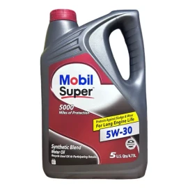 Aceite Sintetico Mobil Super 5000 5w30 4.73L