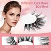 Strip Lashes Kit Fluffy False Eyelashes With Strip Lash Glue
