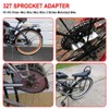 CNC Adapter 32T Sprocket for 1"/1.5"(25mm/38mm) 80cc Motorized Bicycle 415