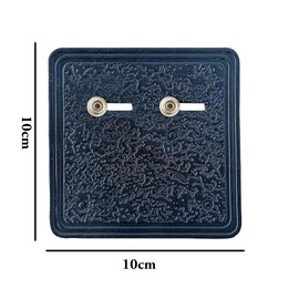 Wrestling Belt Display Wall Mount Hanger Black Leather Heavy-Duty, Universal Replica Belts Fit for Hang Display Solution (2 Pcs - Black)