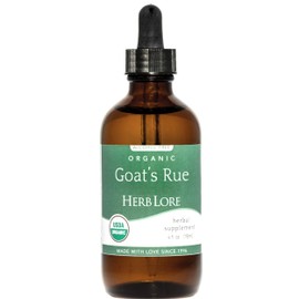 Herb Lore Organic Goats Rue Tincture - Lactation Supplement for Breastfeeding - Natural Breastmilk Production Support to Increase Breast Milk Supply (4 fl oz)