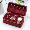 Caja Organizadora de Terciopelo para Anillos Múltiples, Bandeja Expositora con