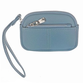 Artizanni RFID Small Leather Wallet for Men & Women with Coin Pouch Compartment SD 077 (Grey)