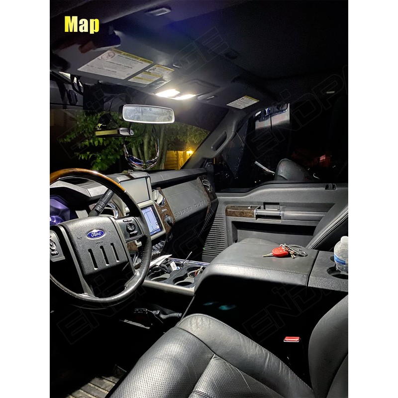 ENDPAGE 13-Pieces F150 Interior LED Light Kit for Ford F-150