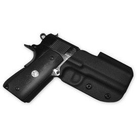 OWB Concealment IDPA - Outside The Waistband Holster - fits 1911 4'' (Black, Right)