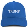 Trendy Apparel Shop Trump Varsity Font Embroidered Soft Cotton Baseball