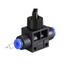 sourcing map 4mm OD Pneumatic Air Flow Control Valve with