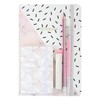 Emartbuy Cool Stationery Unique Gift Set with A5 Marble Notebook