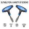 DOFEDOFO T Handle Flat Head Screwdriver, T Handle Flathead Screw