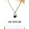 Hidden Hollow Beads Snap Interchangeable Women's Fashion Jewelry Necklace, 18"