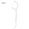 500pcs Disposable Dental Floss Stick Teeth Stain Removal Floss Oral