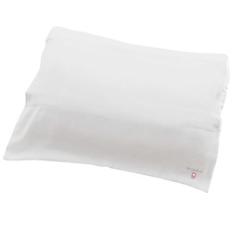 Melket Makiko Pillow Cover, Imabari, Made in Japan, 100% Cotton, Gauze, No Zipper, Easy to Dry Pillow Case, Gray