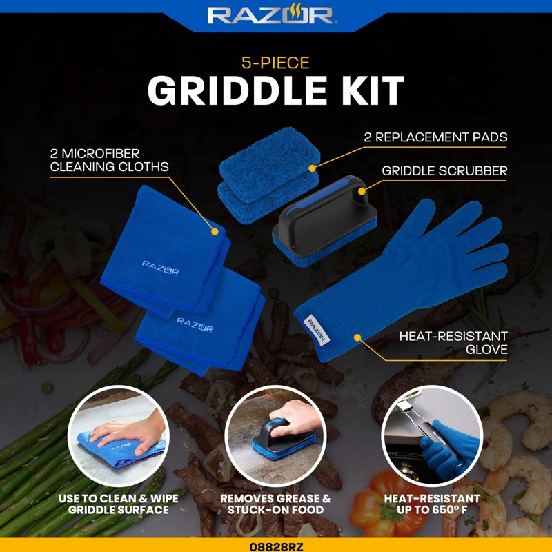 Razor 6-Piece Griddle Cleaning Kit