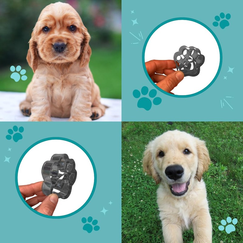 Dog Cat Animal Paw Print Cookie Dough Cutter (Paw Print