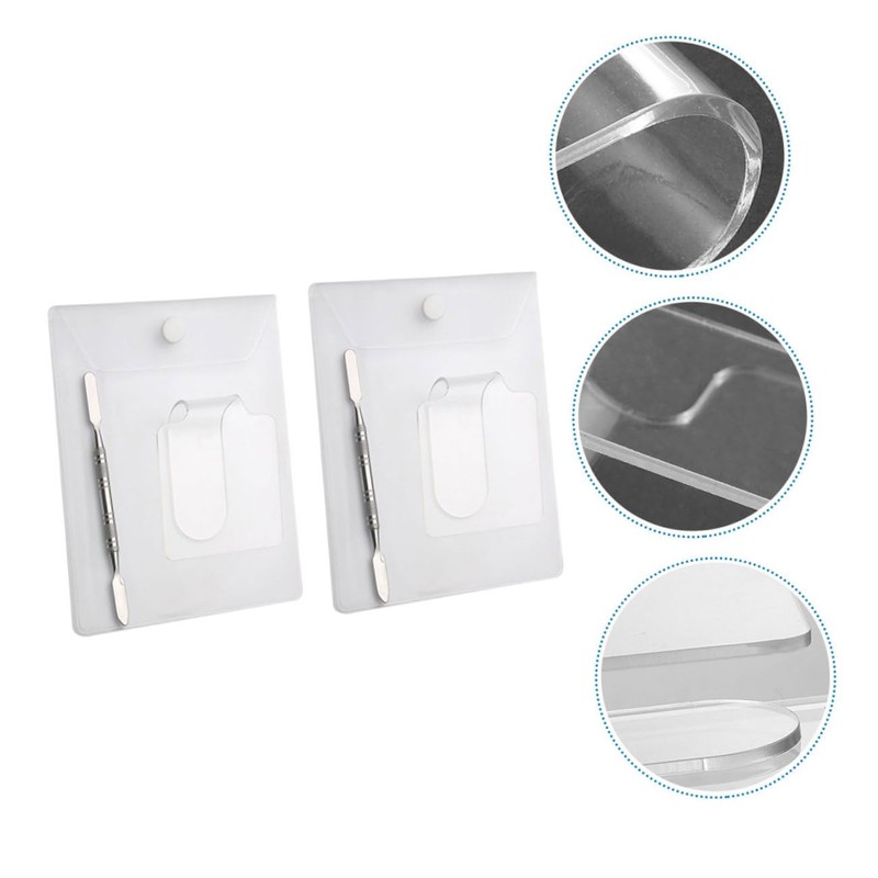 Outanaya 2Pcs Art Mixing Palette with Spatulas Durable and Reusable