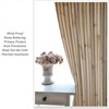 DDCBNS Bamboo Blackout Curtains,Nature Plant Leaves Abstract Design Polyester Fabric