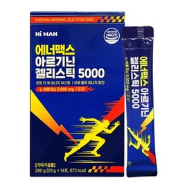 하이맨 에너맥스 아르기닌 젤리스틱 5000 (20g x 14포) x 2개 Hyman Enermax Arginine Gel Stick 5000 (20g x 14 packs) x 2 units