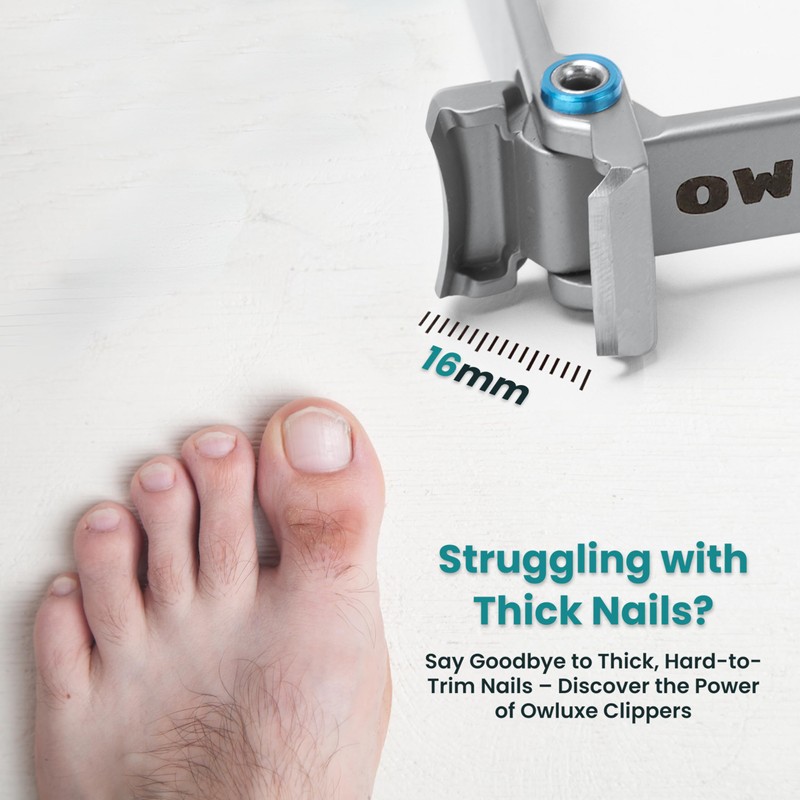 Toe Nail Clippers for Thick Nails - Ultra Sharp Wide