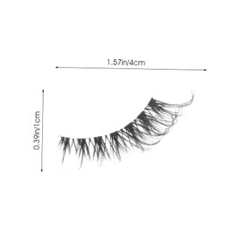Mikinona 5 Pairs False Eyelash Strips Comfortable DIY Eyelash Extensions for Everyday Use Lightweight Reusable present for Friends and Family
