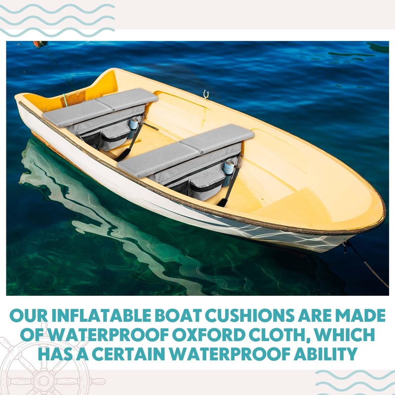 Dansydaisy 35 x 14 Inch Dinghy Boat Seat Cushion and