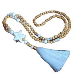 Generic KNH5 Ethnic Wind Necklace Stars, Acrylic