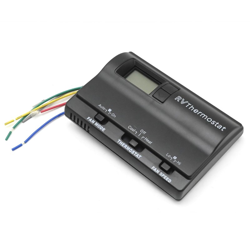 Aynaxcol 83303362 Black Digital Thermostat, Replacement for Heat/Cool T-Stat Wall