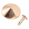 100 Sets Mushroom Rivets Stud 22mm DIY Iron Cone Spikes