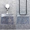 KINGSUM Horizontal Badge Holders Sealable Waterproof Clear Plastic Name Tag