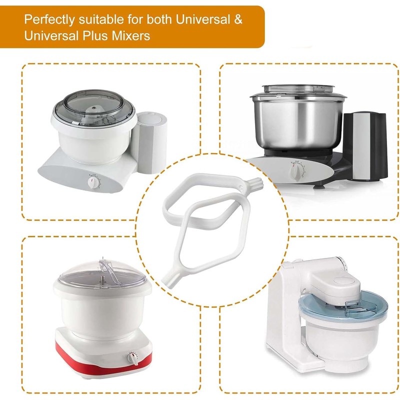 Cookie Paddles for Mixer, Mixer Paddles Compatible with Universal Plus