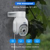 Hiseeu 360° Security Camera Outdoor with Color Night Vision,5MP POE