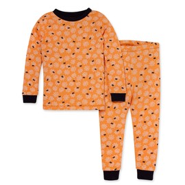 Burt's Bees - Conjunto de Pijama de 2 Piezas, Playera y pantalón, 100% algodón orgánico, Web Surfer, 12 Meses