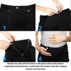 Zhibeisai 8 Pack Maternity Pants Extender Elastic Waist Extender Adjustable