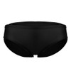 Silicone Elastic Female Swimming Trunks Waterproof Antibacterial Swimming TrunksBlack