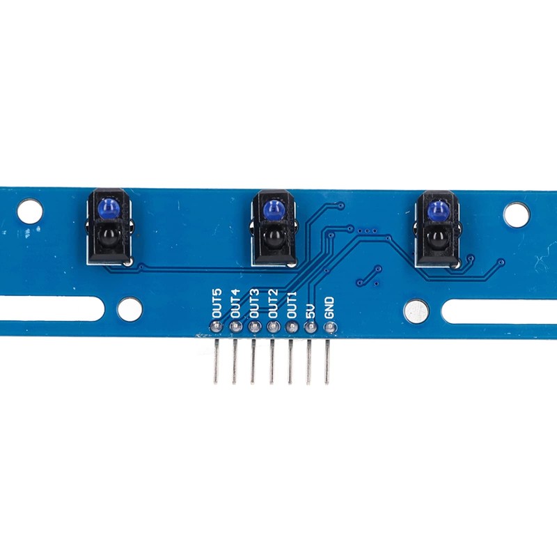 5 Way Tracking Sensor, Infrared Reflection Sensor Module TCRT5000L, Digital